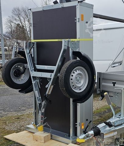 Remorcă deschisă HUMBAUR Startrailer H 752010 DK, Platzsparend