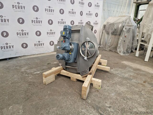 Zcela nový nerezový kuželový míchací stroj PERRYmix model HVP 600 s objemem 600 litrů PERRYMIX HVP 600