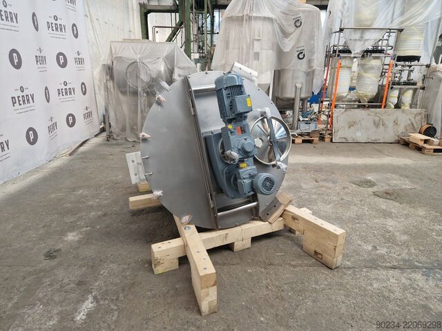 Zcela nový nerezový kuželový míchací stroj PERRYmix model HVP 600 s objemem 600 litrů PERRYMIX HVP 600