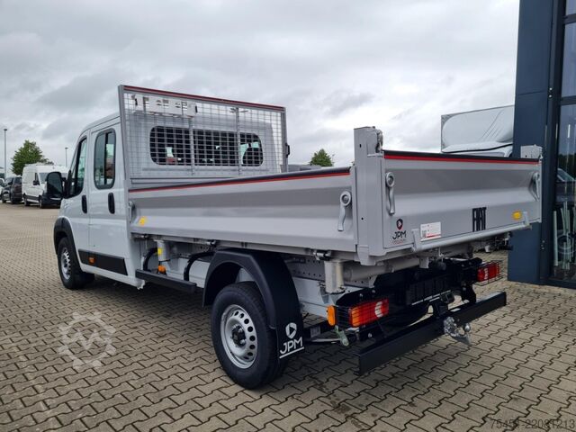 Tippbil skåpbil Fiat Ducato 35 Doka 3 Seitenkipper Maxi AHK KLIMA TEMPOMAT