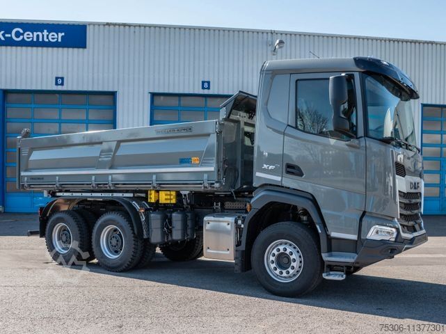 Třístranný sklápěč DAF FAT XFC 530 Meiller Trigenius D316