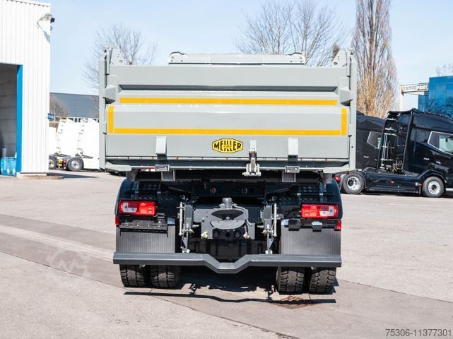 Třístranný sklápěč DAF FAT XFC 530 Meiller Trigenius D316