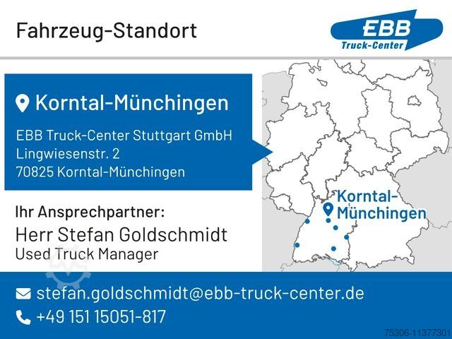 Třístranný sklápěč DAF FAT XFC 530 Meiller Trigenius D316