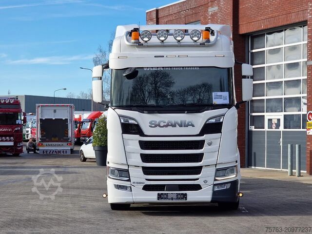 Chassi med hytt Scania R580 V8 NGS 6x4 chassis - Retarder - 4.75 WB - ...
