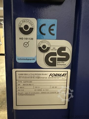 Escuadradora Felder Kappa 550