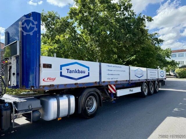 Laadplatform Fliegl BPW / Liftachse / Bordwand