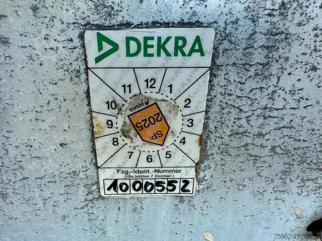 Laadplatform Fliegl BPW / Liftachse / Bordwand