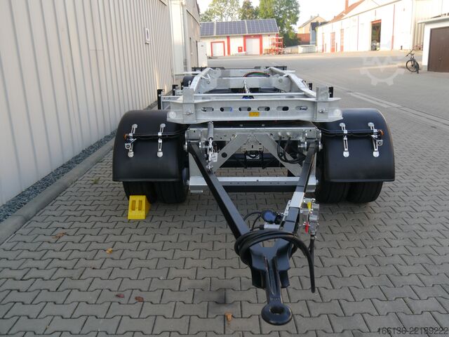 Görgős pótkocsi Fliegl Schlittenanhänger für Abrollcontainer