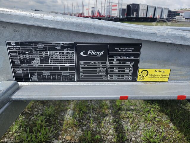 Afzetcontainer-aanhangwagen Fliegl ZPS 180 AS Maxi für Abrollcontainer