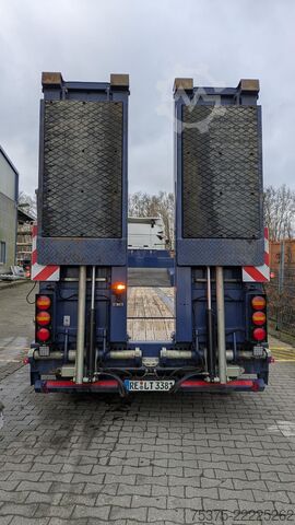 Dieplader oplegger Langendorf SATUE 30/31   SATUE 30 - 9,40 m Achsschenkellenkung an der 2. und 3. Achse