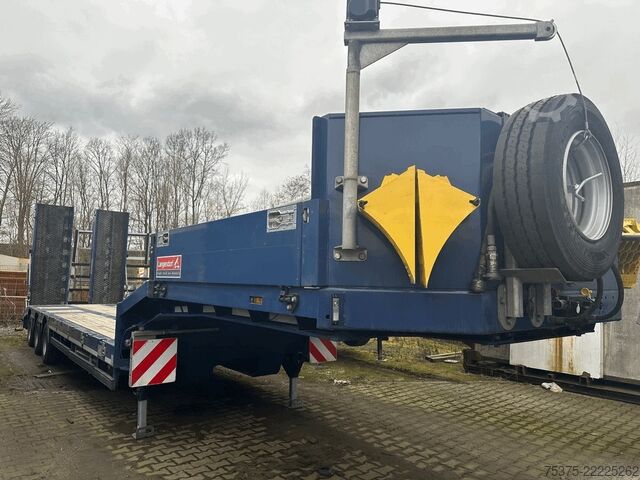 Dieplader oplegger Langendorf SATUE 30/31   SATUE 30 - 9,40 m Achsschenkellenkung an der 2. und 3. Achse