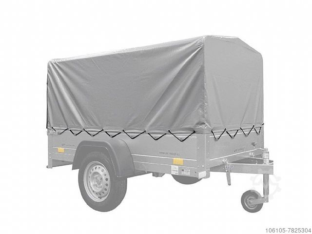 Remorque à voiture Unitrailer Anhänger 230 kipp Bordwände, Hochplane