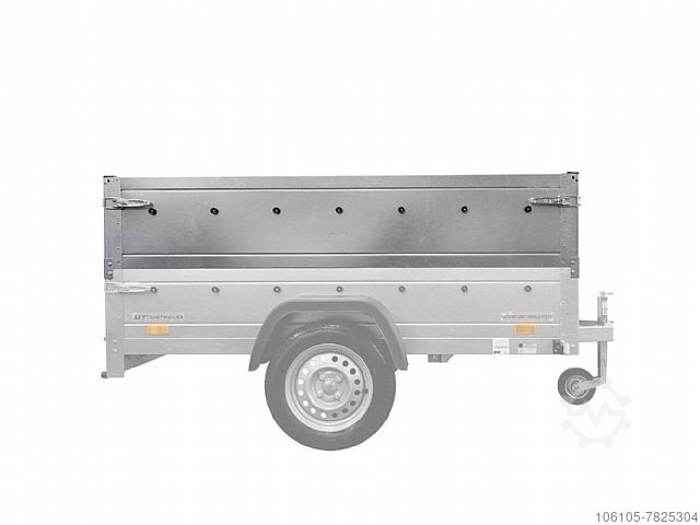 Remorque à voiture Unitrailer Anhänger 230 kipp Bordwände, Hochplane