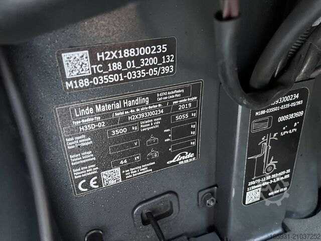 Dieselové vysokozdvižné vozíky Linde H35D-02