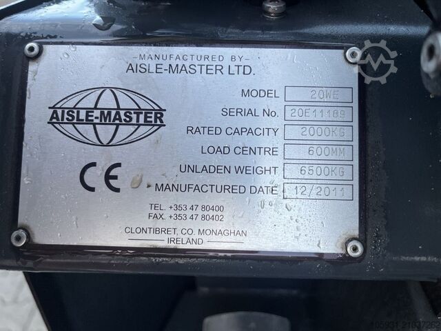 Elektrický 4kolový vysokozdvižný vozík Aisle-Master 20WE