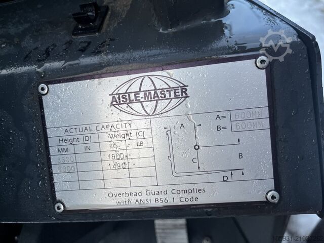 Elektrický 4kolový vysokozdvižný vozík Aisle-Master 20WE