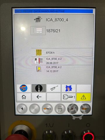 2021, fast unbenutzter großer automatischer Clipper für Hüllen mit großem Durchmesser. Polyclip ICA