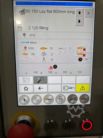 2021, fast unbenutzter großer automatischer Clipper für Hüllen mit großem Durchmesser. Polyclip ICA