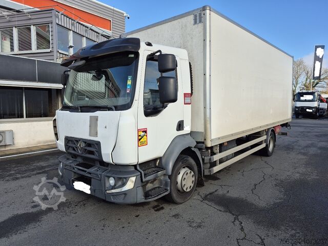 Box truck Renault D SERIES 12.240 DTI EURO 6 FURGON PAQUET