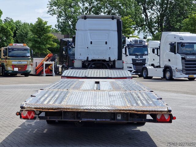 Araba taşıyıcı panelvan Mercedes-Benz Actros 2542 6x2 Machine transporter - Retarder ...