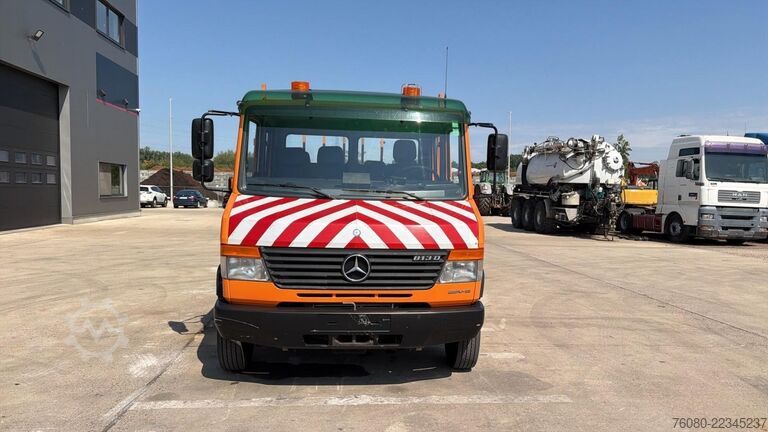 Trailer til platform Mercedes-Benz 813 D (EX COMMUNAL / BE TRUCK / PARFAIT ETAT / ...