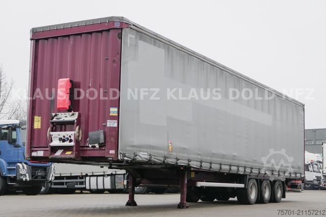 Otevřený návěs s plachtou KRONE SD Pritsche Plane XL MegaLiner Edscha Bordwände