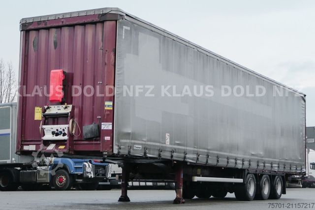 Otevřený návěs s plachtou KRONE SD Pritsche Plane XL MegaLiner Edscha Bordwände