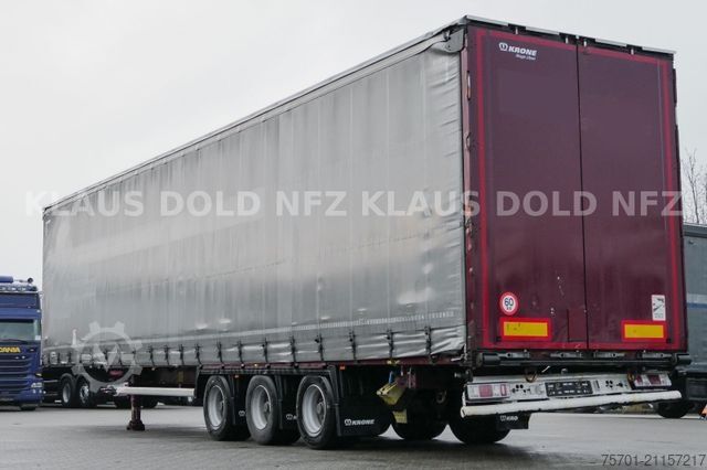 Otevřený návěs s plachtou KRONE SD Pritsche Plane XL MegaLiner Edscha Bordwände