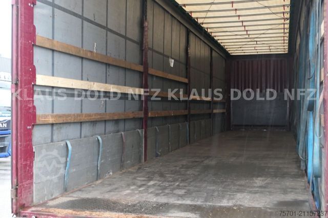 Otevřený návěs s plachtou KRONE SD Pritsche Plane XL MegaLiner Edscha Bordwände