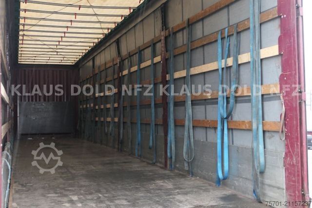 Otevřený návěs s plachtou KRONE SD Pritsche Plane XL MegaLiner Edscha Bordwände