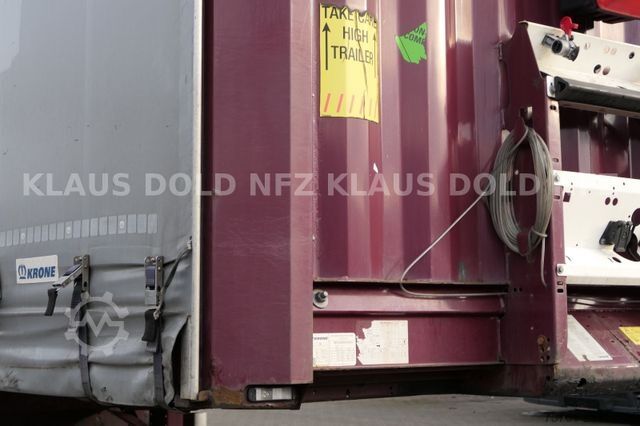 Otevřený návěs s plachtou KRONE SD Pritsche Plane XL MegaLiner Edscha Bordwände