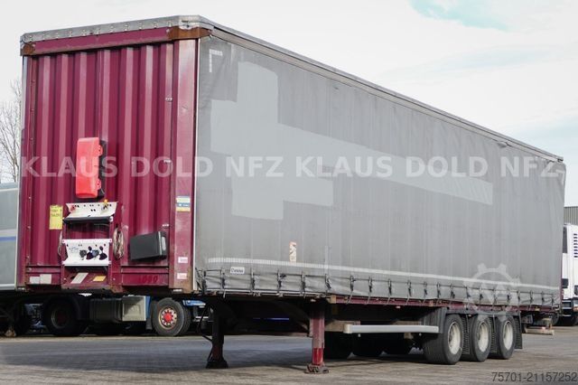 Otevřený návěs s plachtou KRONE SD Pritsche Plane XL MegaLiner Edscha Bordwände