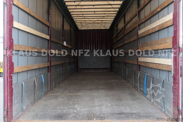 Otevřený návěs s plachtou KRONE SD Pritsche Plane XL MegaLiner Edscha Bordwände
