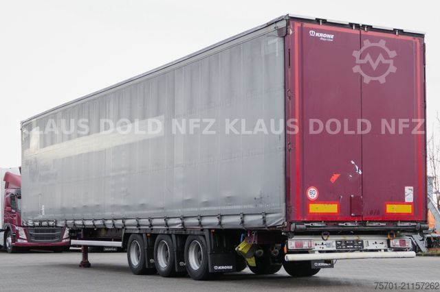 Otevřený návěs s plachtou KRONE SD Pritsche Plane XL MegaLiner Edscha Bordwände