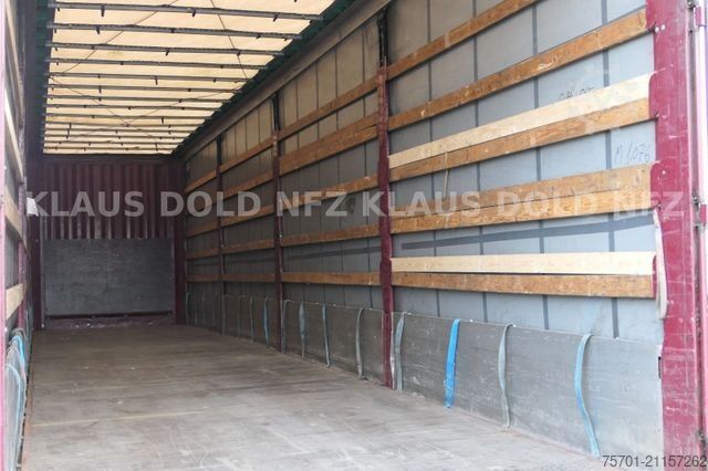 Otevřený návěs s plachtou KRONE SD Pritsche Plane XL MegaLiner Edscha Bordwände