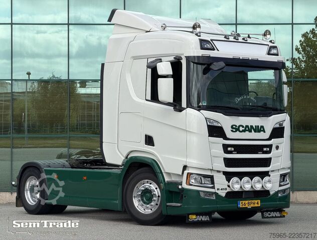 Τυπική μονάδα τράκτορα SCANIA R410 HIGHLINE EURO 6D ONLY 696.00KM RETARDER 100