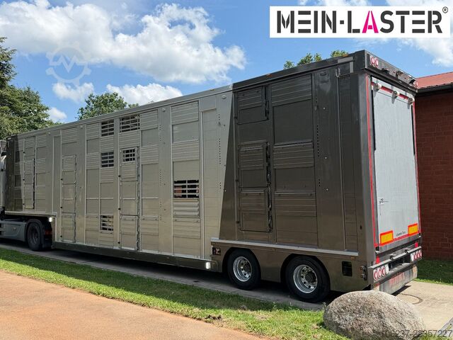 Viehtransporter Auflieger Finkl 3 + 4 Stock/ Hubdach / Rampe / Tränke/Funk
