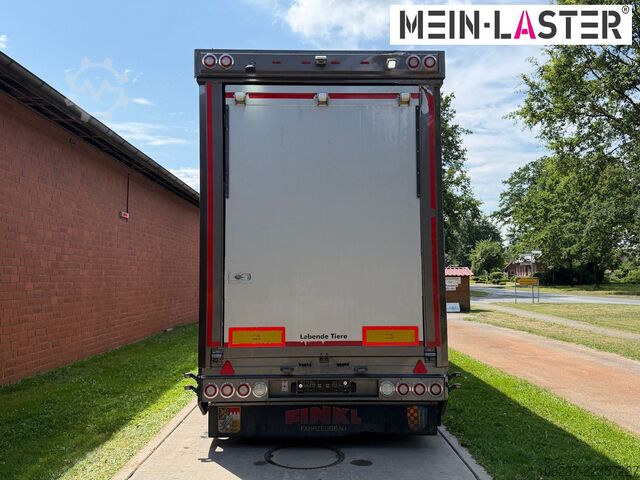 Viehtransporter Auflieger Finkl 3 + 4 Stock/ Hubdach / Rampe / Tränke/Funk