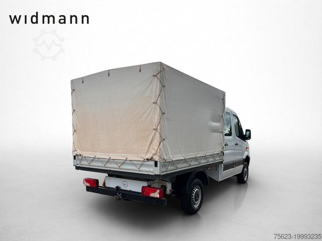 Plachtová dodávka Mercedes-Benz Sprinter 316 CDI Doka 4x4 Pri/Pla Klima Standh. AHK