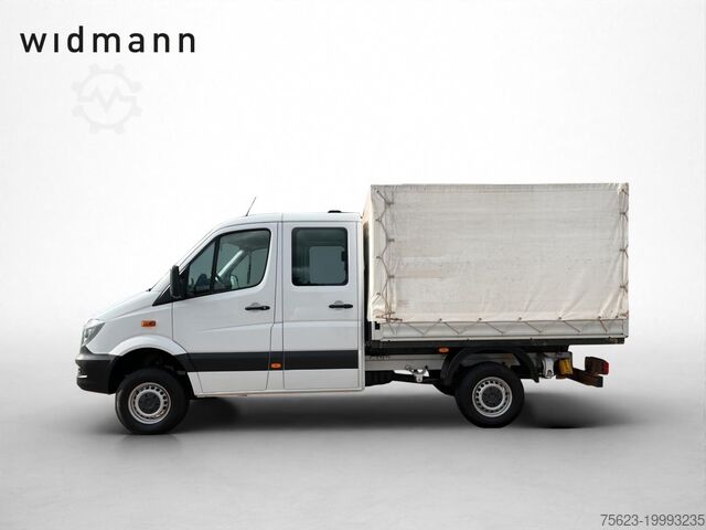 Plachtová dodávka Mercedes-Benz Sprinter 316 CDI Doka 4x4 Pri/Pla Klima Standh. AHK