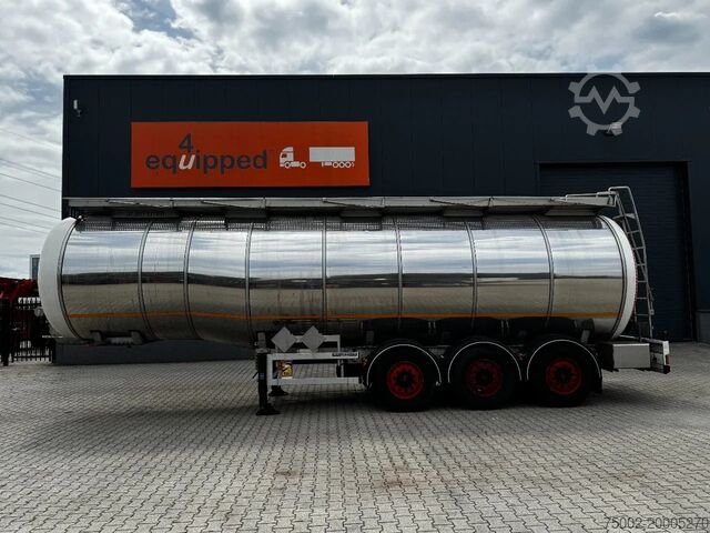 Δεξαμενή Indox 37.500L / 1-COMP /4-BAFFELS, ADR, L4BH, INOX, N...