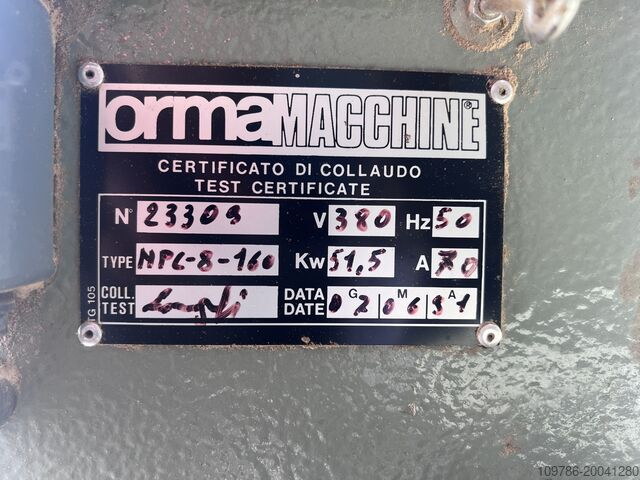 Regalpresse ORMA NPL-8-160 ORMA NPL-8-160