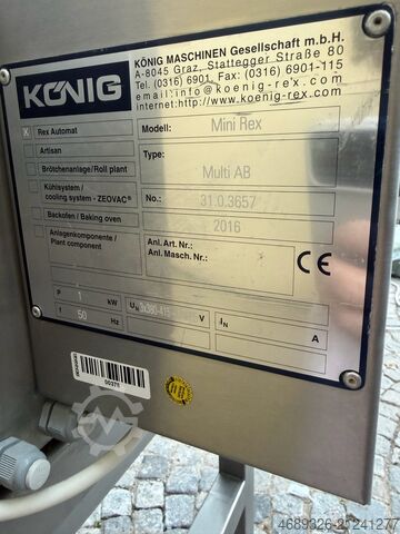 Köni mini Rex Multi up to 140 g dough weight könig Mini Rex Multi