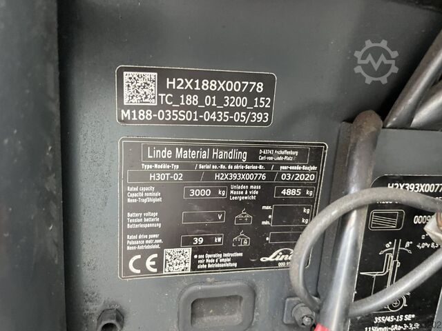 LPG targoncák Linde H30T-02