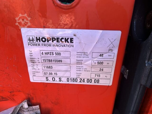 Ηλεκτρικό περονοφόρο 3 τροχούς Linde E16C-01