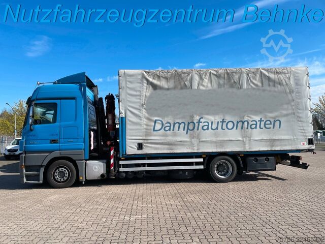 Gru montata su autocarro MERCEDES-BENZ Actros 1832 LL/MP3/Atlas 126.3 Funk/AC/Retarder