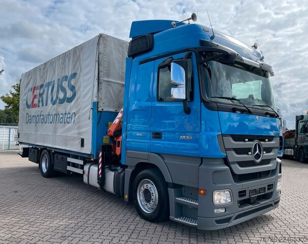 Grúa montada en camión MERCEDES-BENZ Actros 1832 LL/MP3/Atlas 126.3 Funk/AC/Retarder