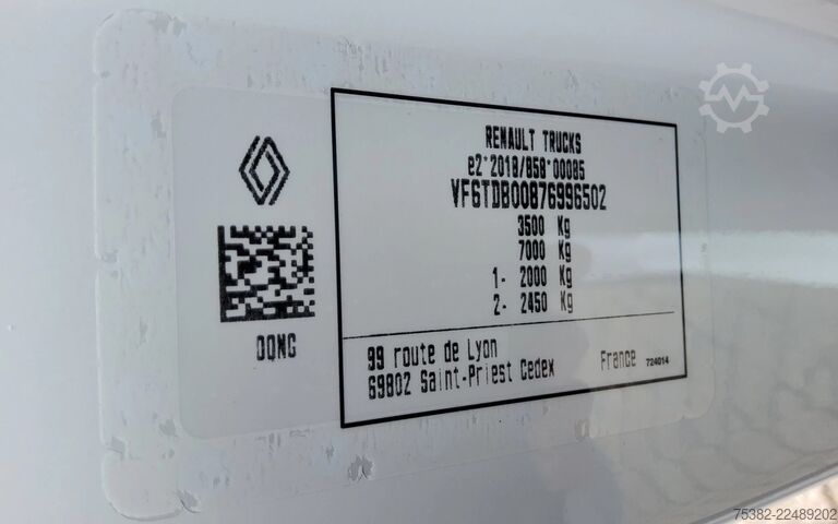Suitcase Renault Master NEW 170.35 CHASSIS RTWD DUBBELLUCHT - EU...