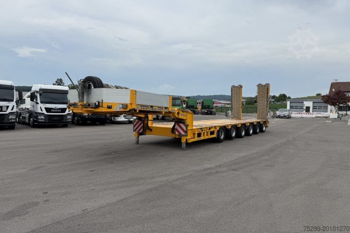 Dieplader oplegger Goldhofer STZ H6 75/80 AA Tieflader / Swiss-Vehicle