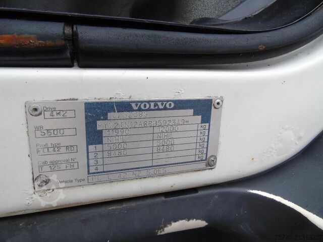 Walizka Volvo FL 240 + 12t + euro 5 + lift
